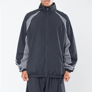 Chaqueta Deportiva Ligera con Capucha para Invierno, Cortavientos, Estilo Holgado, Impermeable, Traje de Dos Piezas para Hombre - Product Image 3