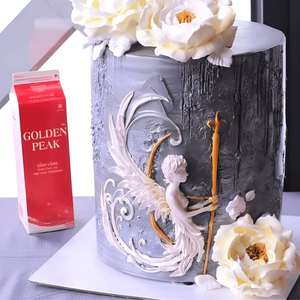 Crema No Láctea HALAL para Repostería, Crema No Láctea Golden Peak para Postres, 1 kg, Fabricación Profesional, Venta al Por Mayor, Pedidos OEM/ODM - Product Image 2