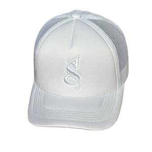 Sombrero de camionero vintage hecho en Vietnam Unisex logotipo bordado personalizado malla transpirable perfecto para ropa de playa - Product Image 6