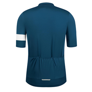Maillot de sport unisexe bleu roi 160 grammes, manches courtes, durable, pour cyclisme, dernier modèle élégant, idéal pour hommes et femmes, fabriqué par un fabricant de vêtements de sport. - Product Image 2