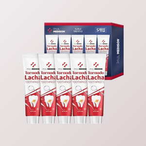 ยาสีฟันไวท์เทนนิ่ง WB Korean K-Beauty Polmedison Tornado Racha ชุด 5 ชิ้น ผลิตในเกาหลี - Product Image 5