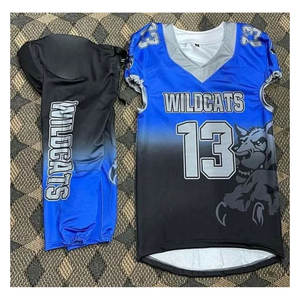 ชุดยูนิฟอร์มอเมริกันฟุตบอลแบบกลับด้านได้จากโรงงานดั้งเดิม พิมพ์ลายทัคเคิลทวิลคุณภาพสูงสำหรับผู้ใหญ่ สีตามสั่ง - Product Image 6