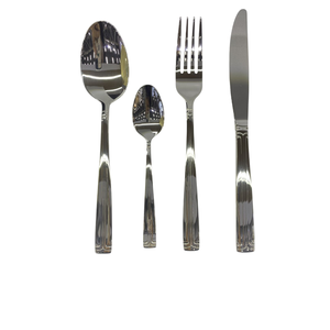Ensemble de couverts en acier inoxydable poli miroir de haute qualité, vaisselle moderne pour restaurant, hôtel et usage domestique - Product Image 5