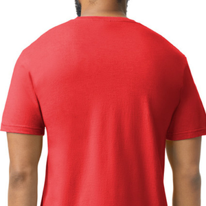 เสื้อยืดผู้ชายสีแดง CVC ผ้าคอตตอนผสมเนื้อนุ่ม คอกลม แขนสั้น ระบายอากาศได้ดี เหมาะสำหรับใส่ทุกวัน รับสั่งทำ - Product Image 6