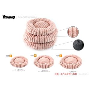 Yommy Pet Bed Round Nest 50cm 60cm 70cm Soft <b>Plush</b> Dog <b>Cat</b> Bed - Product Image 1