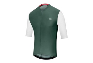 Maillot de Ciclismo Personalizado Verde y Blanco de Manga Corta, 100% Poliéster, Transpirable, de Secado Rápido, para Ciclismo de Carretera, Ropa Deportiva de Equipo - Product Image 3