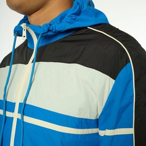 <b>Men</b> Anorak Windbreaker <b>Jackets</b> Wholesale Rate Custom Hooded High Quality Windproof Outdoor Color Block <b>Men</b> <b>Jacket</b> - Product Image 6