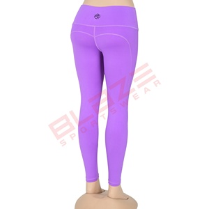 Blaze Fight Wear Leggings de yoga personalizados Crossover de secado rápido Cintura alta Transpirable Cintura elástica Leggings de yoga Cintura - Product Image 2