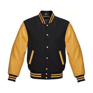 Blouson universitaire unisexe, service de conception personnalisée, coupe épaules tombantes, mélange de coton, vente en gros, marques USA - Product Image 5