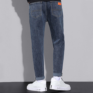 Nouvelle Collection Printemps/Automne 2025 – Jean Droit Ample Tendance Style Coréen pour Homme – Pantalon de Marque Jeune et Branché - Product Image 2