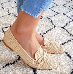 Pantuflas de rafia hechas a mano: Sandalias marroquíes de verano, mocasines - Product Image 2