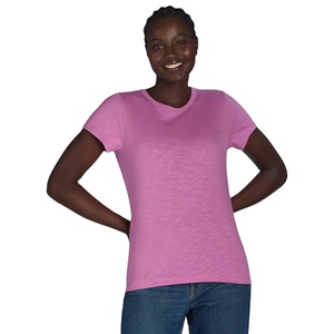 Women's Plus Size T Shirts Customized Design Stylish Solid Color O Neck Slim Fit Casual T Shirt For Women - Product Image 5