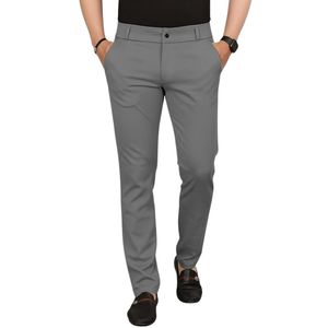 Pantalon Chino Homme Mehrang Coupe Slim Décontractée Taille Mi-Haute en Mélange de Coton avec Poches Latérales – Style Classique et Décontracté pour le Travail - Product Image 1