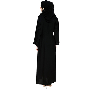 Flared Oversized Women Abayas Ethnic Style Maxi <b>Dress</b> Kuwaiti Dubai Elegant Chiffon Shiny <b>Eid</b> Abayas Silk Polyester Breathable - Product Image 3