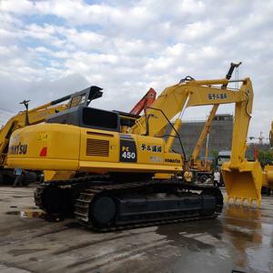 Nueva máquina excavadora Komatsu japonesa 90%, equipo de construcción eficiente, motor de núcleo usado, excavadoras usadas en el PC450-8 - Product Image 3