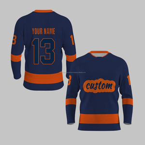 OEM al por mayor logotipo personalizado sublimación impresión equipo hockey sobre hielo Jersey pulóver uniformes de hockey sobre hielo en blanco - Product Image 6