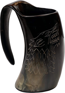 Mug en corne de qualité alimentaire pour boissons froides et bière, cadeaux d'affaires avec coffret de luxe et poignée robuste - Product Image 2