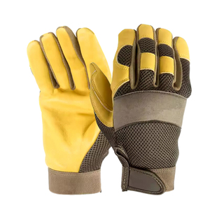 Gants de travail en cuir synthétique Gants de sécurité respirants en spandex Gants de protection industrielle pour les mains - Product Image 6
