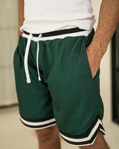 Pantalones Cortos Deportivos de Malla Personalizados para Hombre, Sublimados, con Logotipo en Blanco, de Poliéster, para Gimnasio, Playa, Natación, Baloncesto, en Oferta - Product Image 5