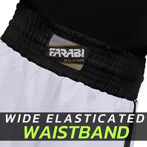 Shorts de boxe pour hommes, shorts d'entraînement MMA, séchage rapide, respirants, coupe ample, vêtements de sport pour arts martiaux, logo personnalisé, short de Muay Thai - Product Image 5
