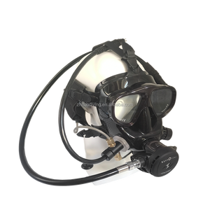 Máscara de <span class=keywords><strong>Buceo</strong></span> Profesional de Silicona para Rostro Completo - Compatible con Regulador, Lente Antivaho, Correa Ajustable de 5 Puntos - Product Image 4