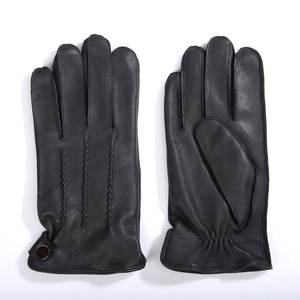Gants de conduite mi-doigts en cuir véritable sur mesure, souples et confortables, pour hommes et femmes - Product Image 4