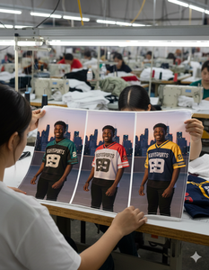 เสื้อยืดตาข่ายแบบตัดเย็บ ดีไซน์สวยที่สุด โลโก้แบบซับลิเมชั่นสั่งทำได้ คุณภาพพรีเมียม เนื้อผ้าบางเบา มีหลายสีให้เลือก - Product Image 2