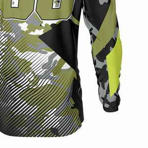 Camiseta de Ciclismo Personalizada Ligera de Secado Rápido para MTB, BMX, Motocross, Manga Larga, para Descenso de Montaña, para Hombre - Product Image 4