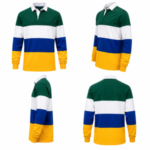 เสื้อโปโลรักบี้แขนยาวขายส่ง ผู้ผลิต OEM รับผลิตเสื้อรักบี้ทีมตามสั่ง โรงงานส่งออก ผู้จัดจำหน่าย รับผลิตเสื้อกีฬาแบรนด์ส่วนตัว - Product Image 4