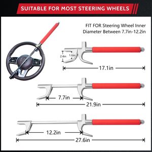 Dispositivo di sicurezza antifurto per Auto universale/camion/SUV/furgone per Auto con blocco del volante per il primo prodotto di sicurezza del martello - Product Image 4