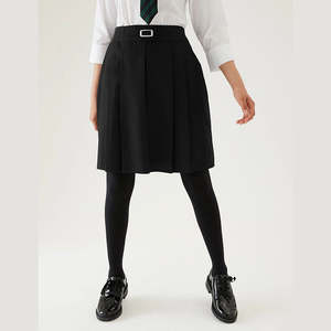 OEM 2026 Manufacturer Elastic Waist Girls <b>Skirt</b> With Custom LOGO - Product Image 4