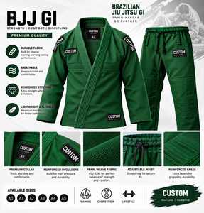 Kimono de Jiu-Jitsu Brésilien Personnalisé |   Kimono d'arts martiaux OEM/ODM |   Kimono de Jiu-Jitsu Premium en Tissu Perlé pour l'Entraînement et la Compétition |   Personnalisé - Product Image 6