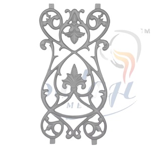 Grilles de balcon modernes en fer et aluminium robustes, main courante, protection UV, résistantes à la rouille, réglables, sans cadre, finition sablée, OEM - Product Image 1