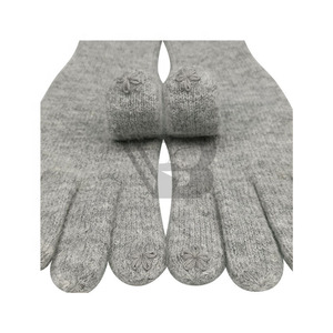 BSCI Embroidered Custom Winter Magic for Screen <b>Gloves</b> High Quality Classic 100% Acrylic Conductive Yarn Daily Cycling GL011 - Product Image 3