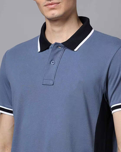 เสื้อโปโลถักสำหรับผู้ชาย ผ้าฝ้ายหวีอย่างดี รับทำโลโก้ มีสินค้าพร้อมส่ง - Product Image 5