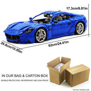 Blocs de construction Reobrix Heavy Industry Speed Sports Car MOC 11010, modèle de véhicule technique, briques de puzzle, jouet DIY, cadeau d'anniversaire pour enfant - Product Image 5