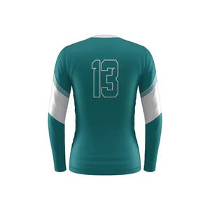 Jersey Voli Modern untuk Olahraga Tim, Bahan Polyester Ringan, Seragam Voli - Product Image 3