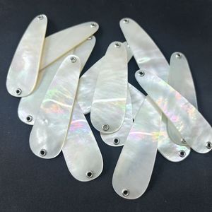 White Mother Pearl Slice <b>Fishing</b> Lure Spoon Hard <b>Floating</b> Bait Boat Polished Seashell Fish Attractor for Pike Trout Lake Ocean - Product Image 1