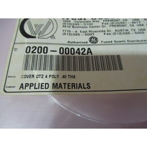 AMAT 0200-00042 ฝาครอบ QTZ 4 Poly .40 THK, 417465 - อุปกรณ์และอะไหล่เซมิคอนดักเตอร์ระดับโลกที่เชื่อถือได้ - Product Image 3