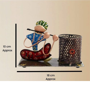 Best for Stationery Holder Decorative Musician Pen Holder Metal <b>Art</b> Table Organizer Office Home Decoration Gift Item at Bulk - Product Image 6