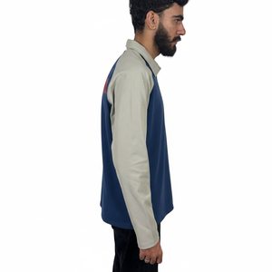 Camiseta Polo de Manga Larga para Hombre, Estilo Moderno 2026, Algodón Puro, Color Sólido, Informal, Otoño, Nuevo Estilo - Product Image 3