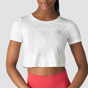 Top corto de alta calidad para mujer, venta al por mayor, camisa holgada, top corto para mujer - Product Image 5