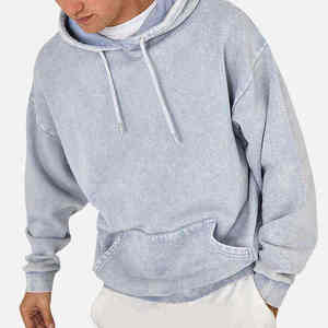 Printed Polyester Cotton <b>Men's</b> Hoodie High Quality Heavyweight <b>Men's</b> Hoodie Distressed Sun Faded Style 100% Cotton hoodies - Product Image 2