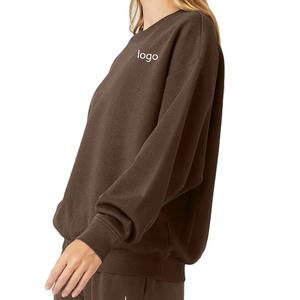 Nuevas sudaderas casuales de última moda, sudaderas con hombros caídos, sudaderas transpirables con estampado de figuras, 100% algodón, ropa de calle para mujer, sudaderas 2026 - Product Image 3