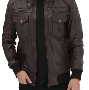Veste en cuir de qualité supérieure pour homme, style original, en vente en ligne à bas prix - Product Image 2