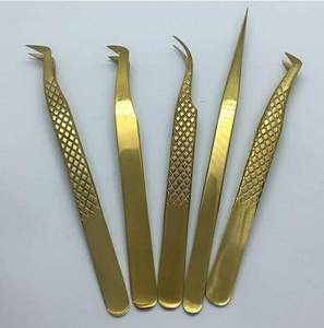 Pinzas para Pestañas Vired Impex, de Acero Inoxidable, con Punta de Fibra, Antiestáticas, Duraderas, de Precisión Fina, 8-20 mm, con Logotipo Personalizado - Product Image 1