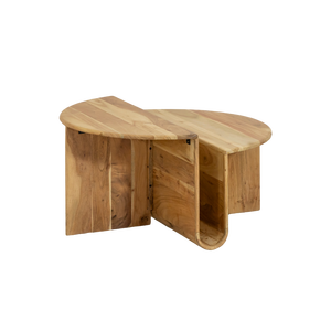 โต๊ะกาแฟไม้ทรงกลม วานดาน่า นิมบัส ไพรม์ ทำจากไม้กระถินเทศ - Product Image 2