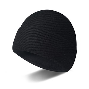 Chapeaux en tricot jacquard personnalisés de qualité, unis ou brodés, bonnets d'hiver pour femmes - Product Image 2