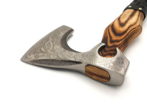 1095 High Carbon Steel DIY Grade Embossed Head Axe Industrial Strength Hand <b>Cutting</b> <b>Tool</b> <b>Wood</b> Camping Outdoor Use <b>Wood</b> Tasks - Product Image 5