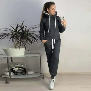 OEM Anti-Pilling Women's Hoodies & Sweatshirts Hoodies for Women Fleece <b>Fabric</b> Winter Pullover Hip Hop Style Windproof Winter - Product Image 2